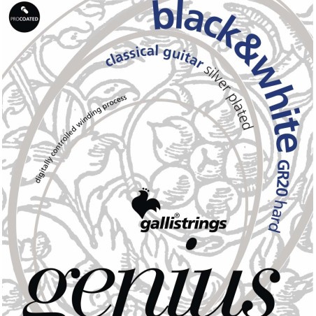 Galli GR-20 Genius Black & White Hard Tension