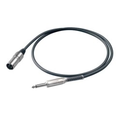 Cavo sbilanciato jack mono XLR 3m