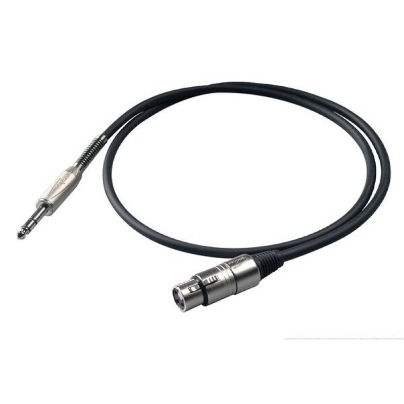 Cavo bilanciato jack stereo XLR 1m