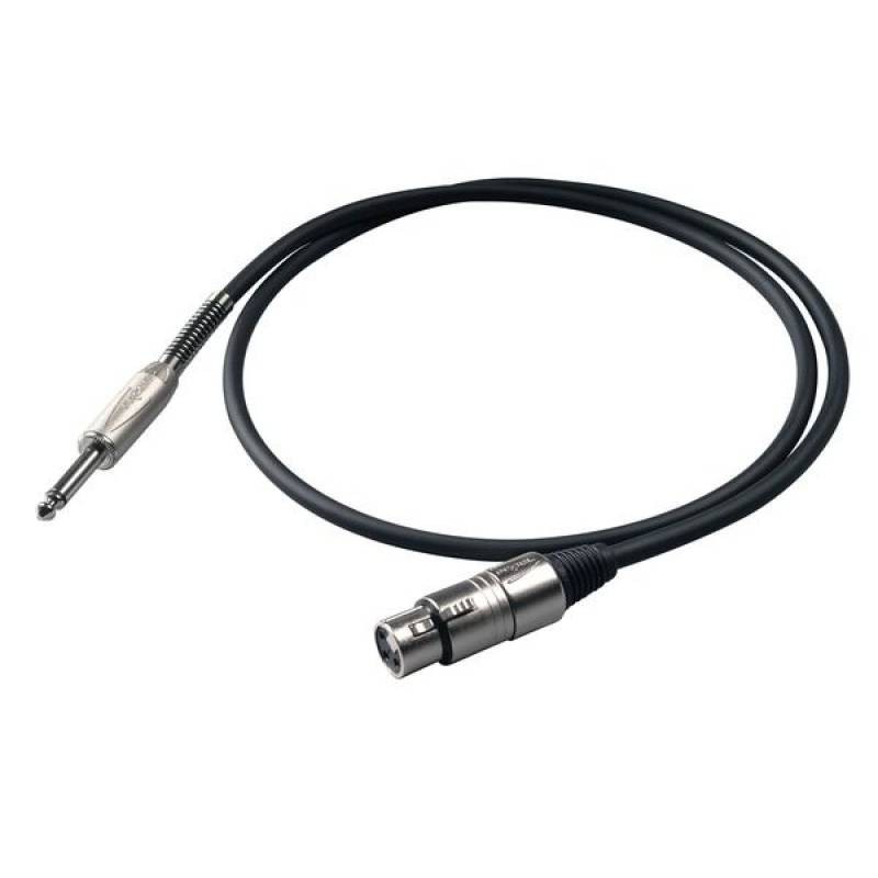 Cavo sbilanciato jack mono XLR 6m Cavo sbilanciato jack mono XLR 6m