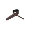 Levy's - DM1PD-DBR Tracolla in pelle pieno fiore Dark Brown