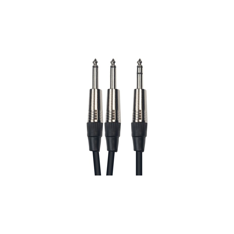 Yellow Cable - K05-6 Cavo Segnale 2x Jack Mono/Jack Stereo 6 m