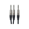 Yellow Cable - K05-6 Cavo Segnale 2x Jack Mono/Jack Stereo 6 m
