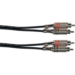 Yellow Cable - K04-1 Cavo Segnale 2x RCA Maschio/2x RCA Maschio 1