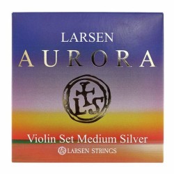 Larsen Strings set corde violino 4/4 Aurora Medium RE Argento