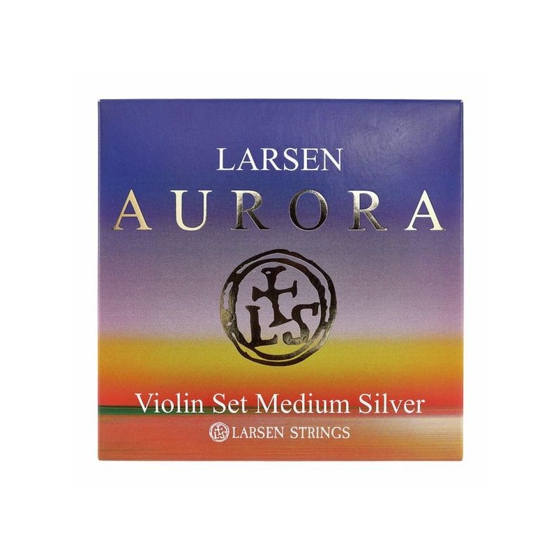 Larsen Strings set corde violino 4/4 Aurora Medium RE Argento