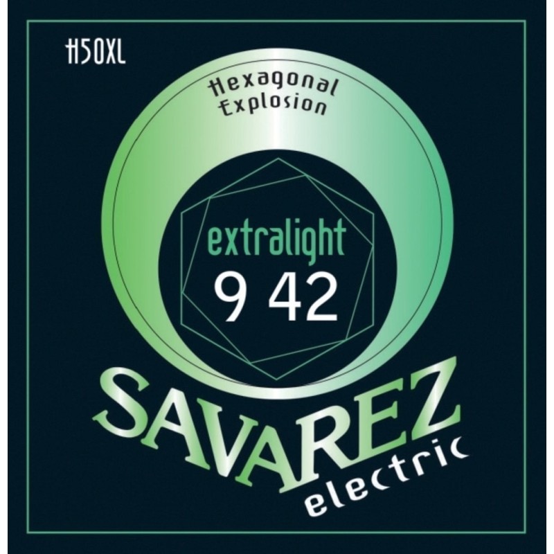 Savarez Corde per chitarra elettrica Hexagonal Explosion Nickel
