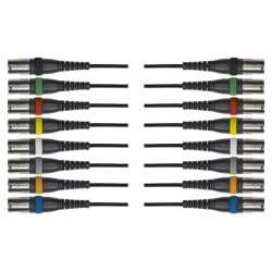 Yellow Cable - OC14 Frusta 8 Cavi XLR Maschio/XLR Femmina 5 m