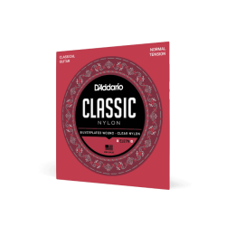 Corde D'Addario EJ27N in nylon per chitarra classica, adatte per studenti, tensione normale