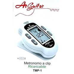 Ar Guitar Metronomo a clip Ricaricabile TMP-1